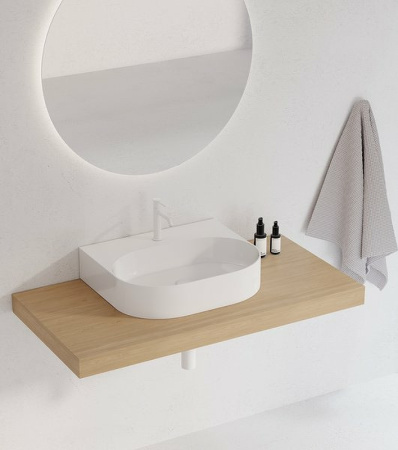 раковина ravak ceramic slim wall o 55 xjx01155004 белая