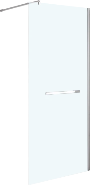 душевая перегородка niagara nova 90 ng-661-90 профиль хром, стекло прозрачное