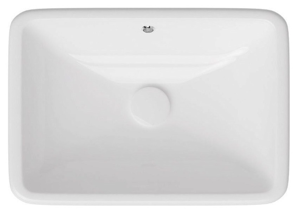 раковина isvea soluzione 10sz77056sv встраиваемая, 56.2x38.2 см, белый