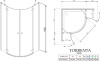 душевой уголок radaway torrenta pdd 80×80 прозрачное