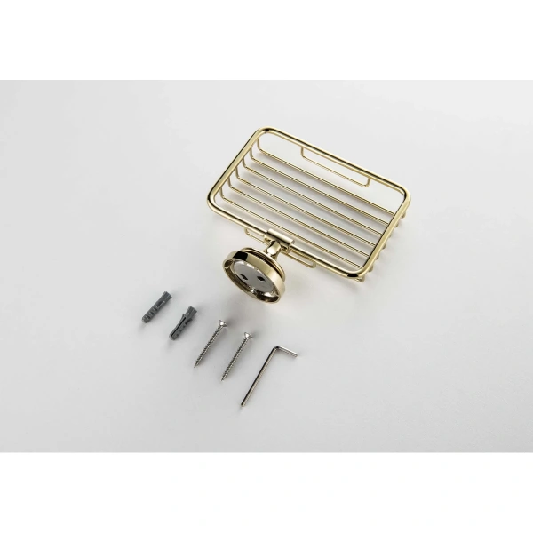 Мыльница AQUATEK Классик AQ4533PG полированное золото