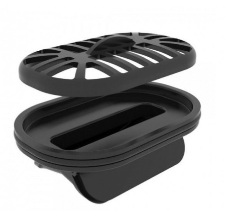 душевой канал 450 мм pestan confluo frameless line 13701229 2 в 1 с основой под плитку