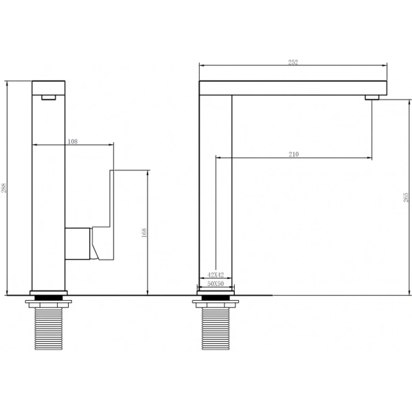 смеситель для кухни abber daheim af8214sp сатин