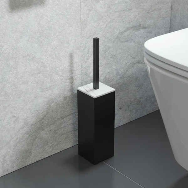 Ёршик для унитаза IDDIS On-X ONXBL00i47 со вставкой из белого камня