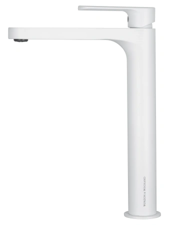 смеситель wonzon & woghand ww-h1034-mw для раковины, высокий, белый матовый