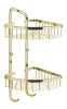 полка-корзинка для душа art&max am-g-8962-do, цвет золото