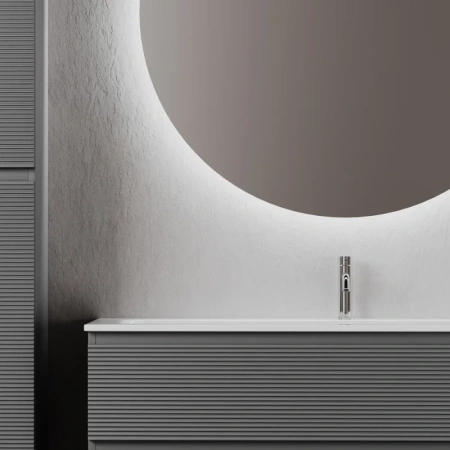 тумба под раковину sancos folk 120 fl120gs подвесная grey soft