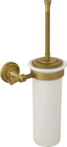 Ёршик для унитаза Migliore Fortuna 27735 белый | бронза