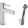 Смеситель Hansgrohe Finoris 76210000 для раковины с гигиеническим душем, цвет хром