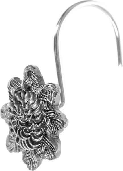 Крючок для шторы Avanti Braided Medallion Silver