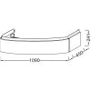 тумба оливковый матовый 109 см jacob delafon presquile eb1101-m47