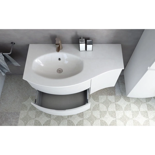 подвесной шкаф cezares vague 34 r 44222 bianco lucido