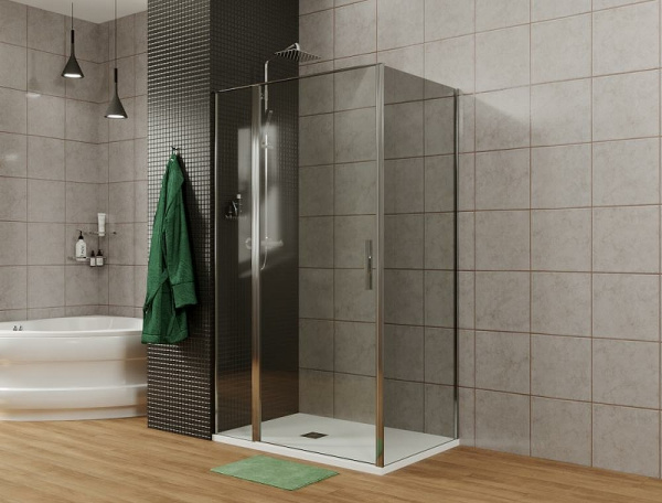 душевая стенка allen brau priority 80 3.31013.00g профиль хром, стекло тонированное душевая стенка allen brau priority 80 3.31013.00g профиль хром, стекло тонированное