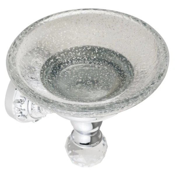 Мыльница Migliore Cristalia 16790 цвет хром с кристаллом Swarovski