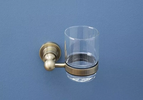 Стакан для зубных щеток Aquanet 3884 латунь 