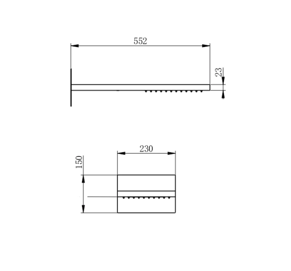 верхний душ wonzon & woghand ww-hs101-mb черный матовый