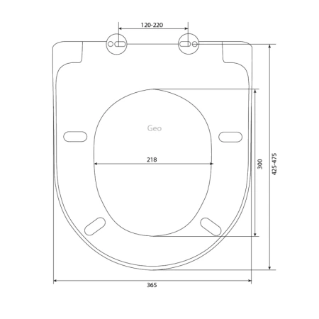 сиденье berges дюропласт geo so крепление микролифт, быстросъем, металл