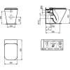 унитаз приставной ideal standard tonic ii aquablade® k317201
