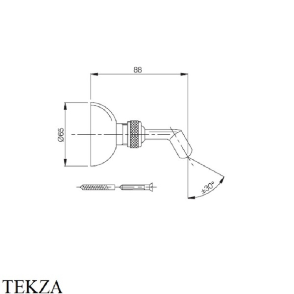 держатель для душа fima carlo frattinii wellness f2047or, цвет золото