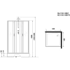 душевая кабина niagara classic 90x90 ng-1108-14bktg с гидромассажем