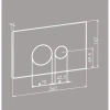 кнопка смыва boheme 668-g для инсталляции, золотой