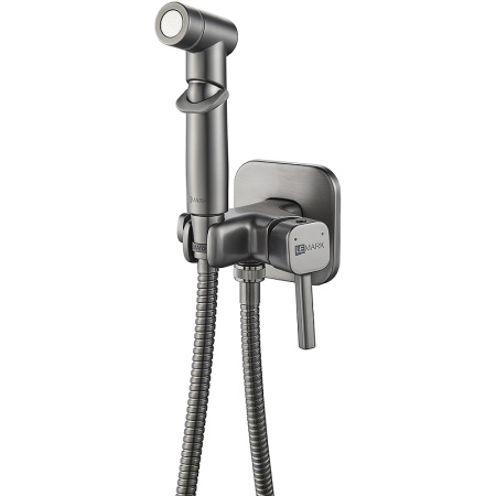 Гигиенический душ со смесителем Lemark Solo LM7165GM Графит