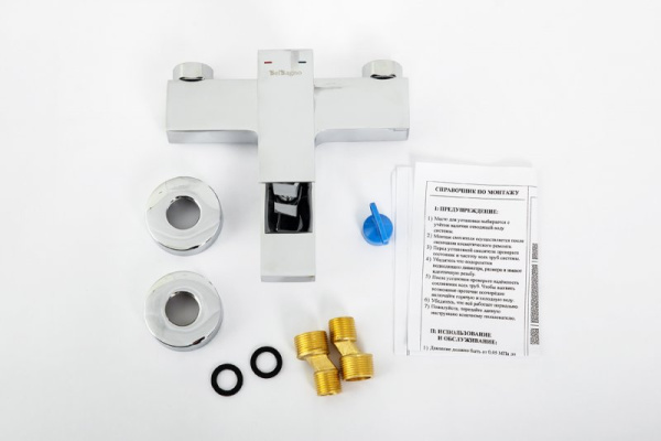 смеситель для ванны belbagno romano rom-vas-crm хром