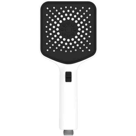 душевая лейка aquame aqm8502w 120 мм, 3 режима, белый