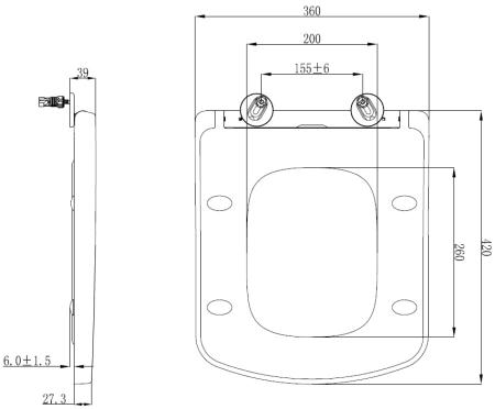 унитаз подвесной allen brau liberty 4.33004.20 безободковый, без сиденья, цвет белый