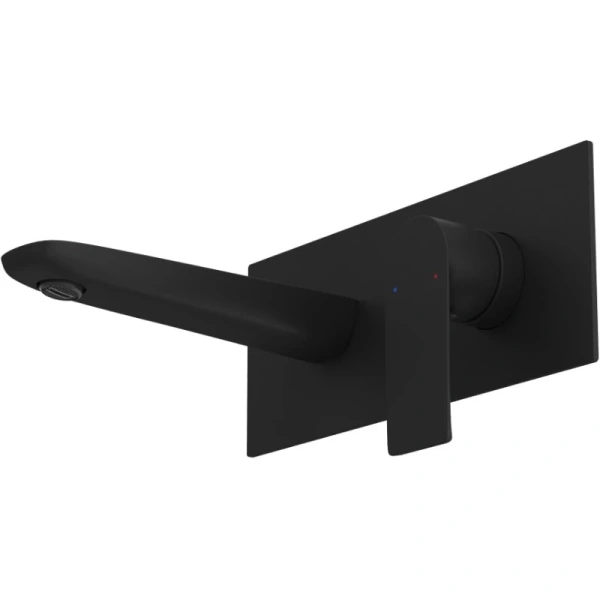 смеситель для раковины berges ventas s 076006 черный матовый