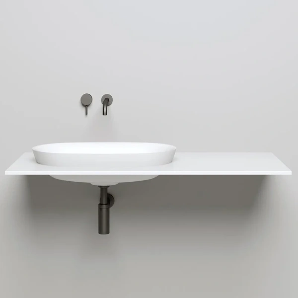 раковина salini marea 01 1802201mrfполувстраиваемая, 64.5x38.7 см, из искусственного камня s-stone,цвет покраска по ral полностью