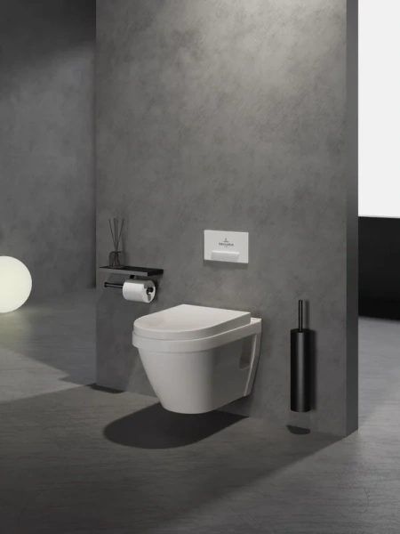 Ёршик для унитаза Wonzon & Woghand WW-V4601-MB настенный, черный матовый Ёршик для унитаза Wonzon & Woghand WW-V4601-MB настенный, черный матовый