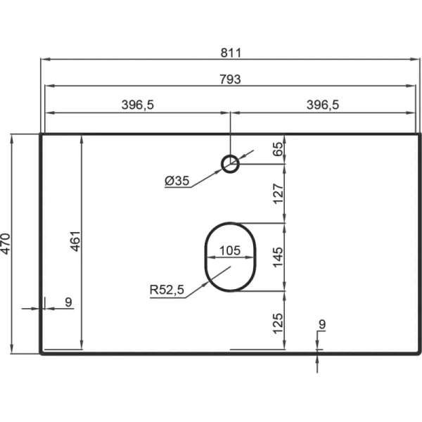 столешница 81,1 см gray structural la fenice terra fnc-vs01-ter-80