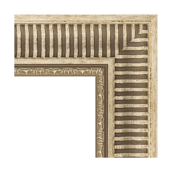 зеркало evoform exclusive-g 107х107 серебряный акведук