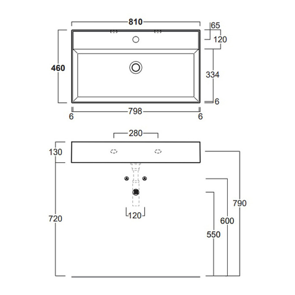раковина подвесная 81 см simas agile ag 81 bia