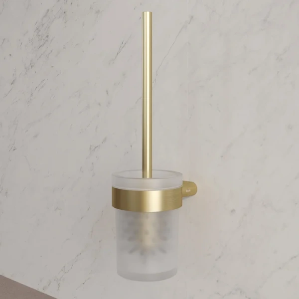 Ёршик для унитаза IDDIS Petite PETG0SGi47 золото матовое