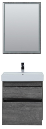 мебель для ванной aquanet nova lite 60 дуб рошелье (2 ящика)