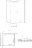 душевой уголок radaway premium plus c 90×90 30453-01-01n прозрачное