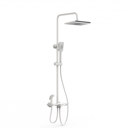 Душевая система с термостатом WONZON & WOGHAND, Белый матовый (WW-B3310-MW)