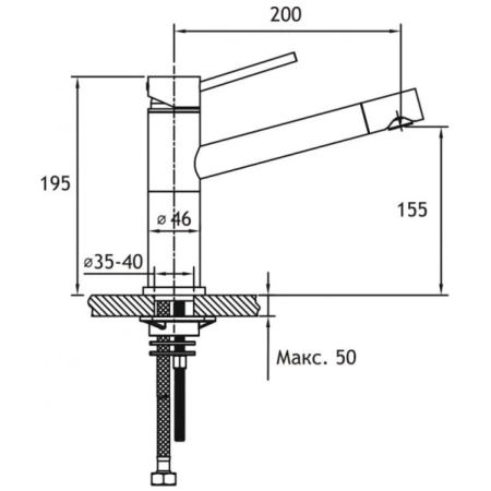 смеситель для кухни timo saona 2303f antique