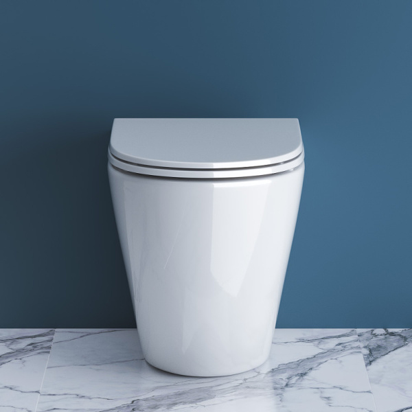 унитаз belbagno sfera-r bb2141cbr/bb870sc приставной с сиденьем микролифт