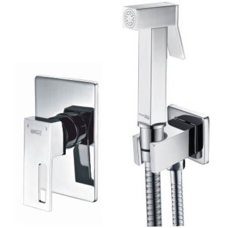 Гигиенический душ со смесителем WasserKRAFT Alme A15157 цвет хром