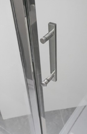 душевой уголок aquanet delta npe1131 00183844 140×80 профиль хром, стекло прозрачное