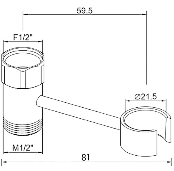 держатель ручного душа haiba hb92-1 цвет хром держатель ручного душа haiba hb92-1 цвет хром
