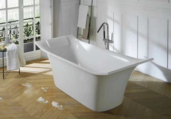 ванна из искусственного камня jacob delafon grands boulevards e6d156-0 180x80 см , без гидромассажа, цвет белый