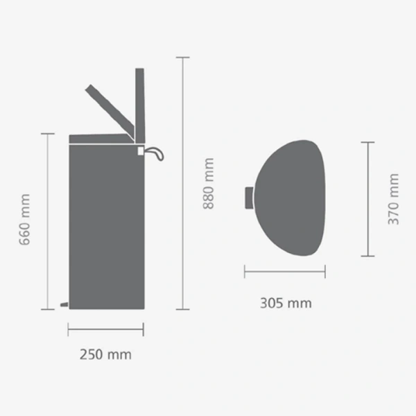 Мусорное ведро Brabantia 485244