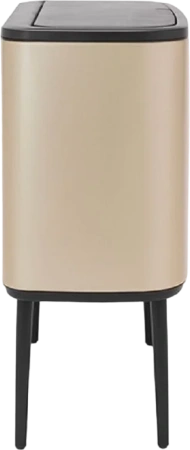 мусорное ведро brabantia bo touch bin 304583 36 л, шампань