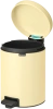 мусорное ведро brabantia newicon 233784 5 л, ванильно-желтое