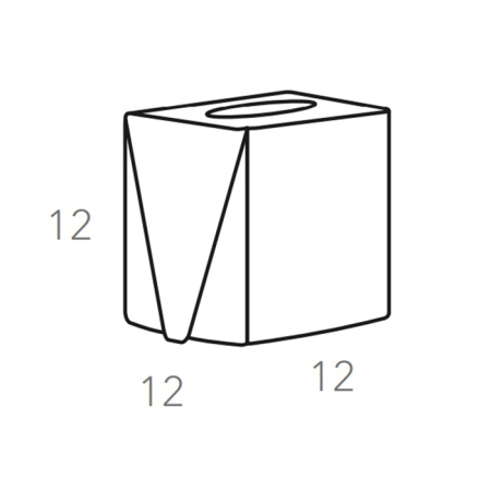 салфетница colombo design adj kleenex badj015-6050 настольная, 12x12хh12 см, эвкалипт|небесный
