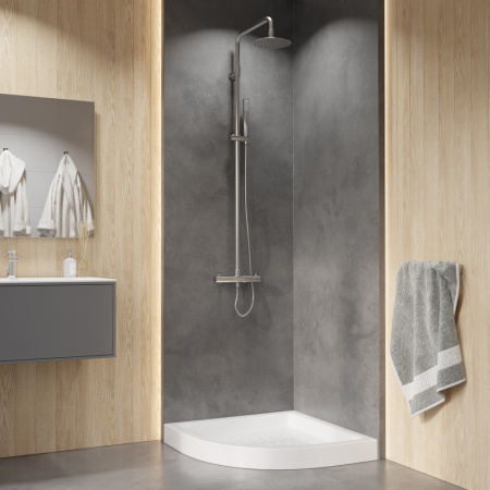 душевой поддон rgw cer cr/r-099 90×90 19170499-01 белый